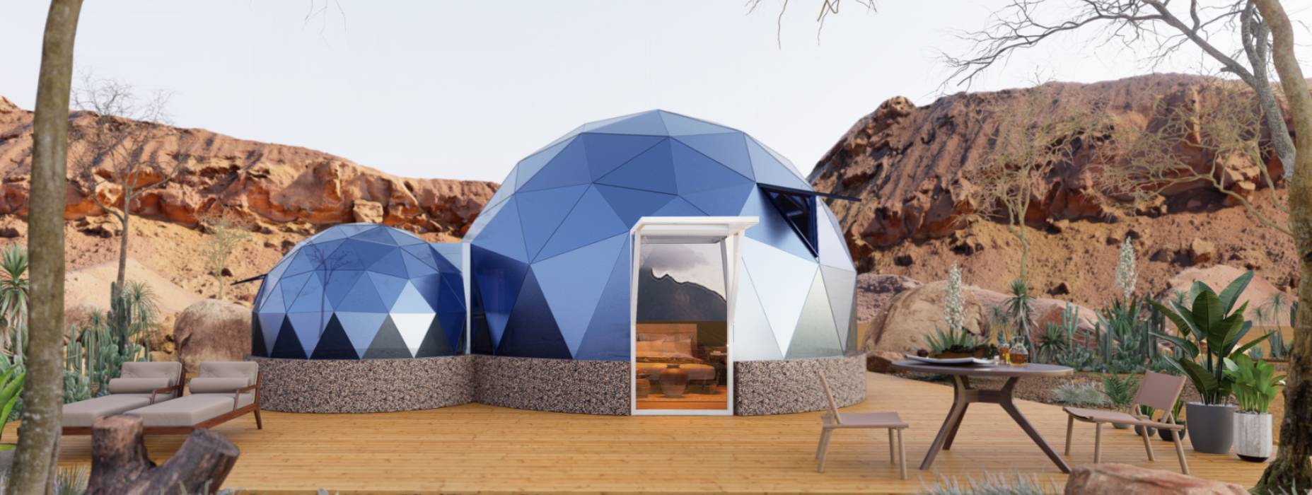 宁江区球形智能光伏玻璃星空房